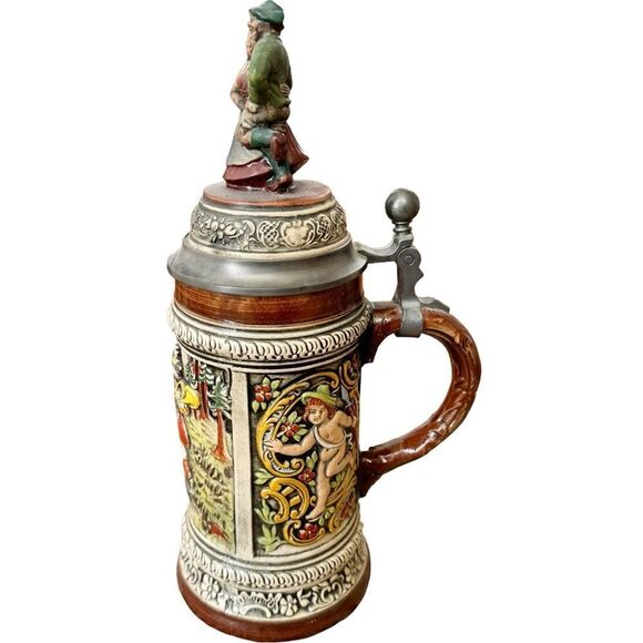 Beer Stein Colorful Collectible Mug. - Picture 2 of 13